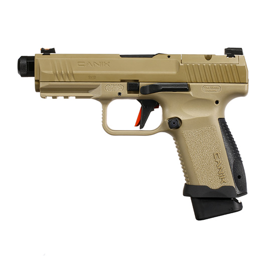 Cybergun / AWC CANiK TP9 Elite Combat mit Metallschlitten GBB 6mm BB Flat Dark Earth Bild 1