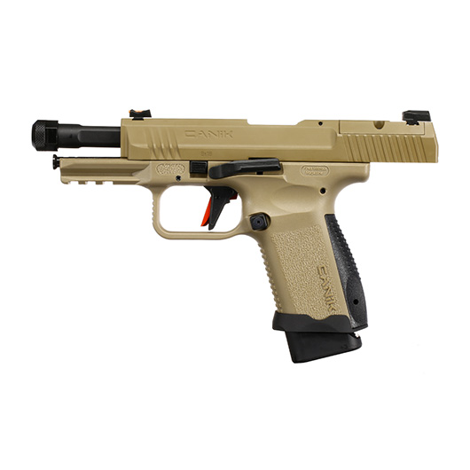 Cybergun / AWC CANiK TP9 Elite Combat mit Metallschlitten GBB 6mm BB Flat Dark Earth Bild 2