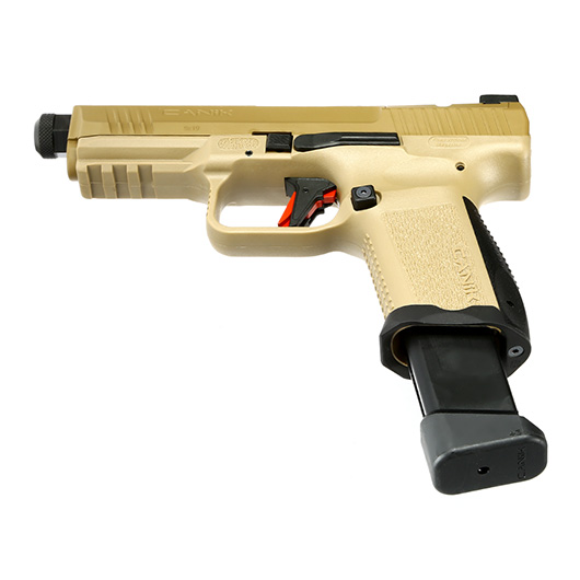 Cybergun / AWC CANiK TP9 Elite Combat mit Metallschlitten GBB 6mm BB Flat Dark Earth Bild 5