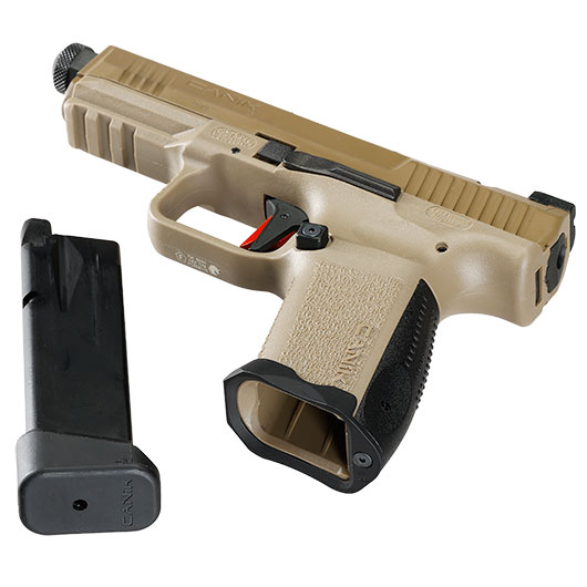 Cybergun / AWC CANiK TP9 Elite Combat mit Metallschlitten GBB 6mm BB Flat Dark Earth Bild 7