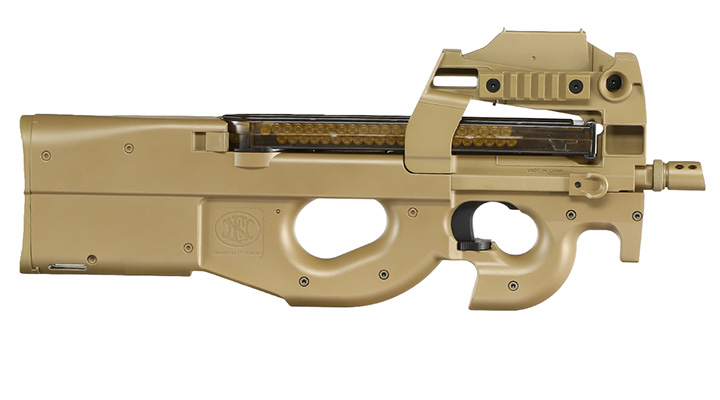 FN Herstal P90 Standard Komplettset Airsoft S-AEG 6mm BB Dark Earth Bild 2
