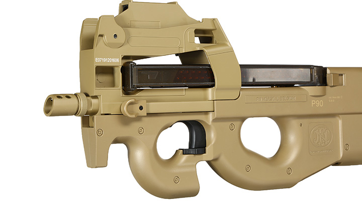 FN Herstal P90 Standard Komplettset Airsoft S-AEG 6mm BB Dark Earth Bild 5