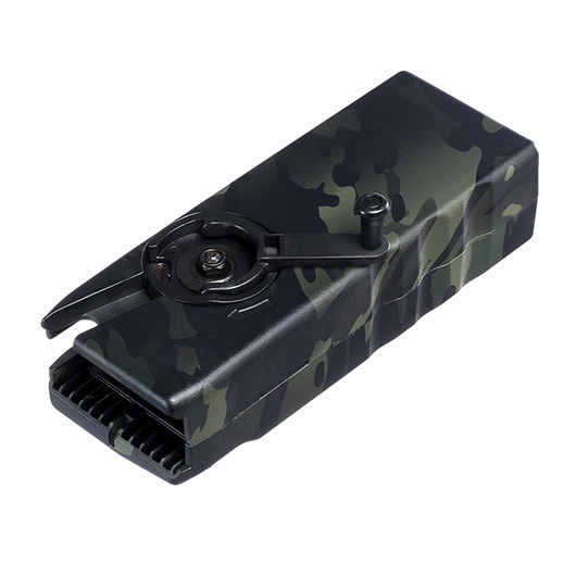 Nuprol Ultra Magazin Silent Fast Loader Speedloader f. M4 AEG / S-AEG Magazine Black MC-Camo Bild 2