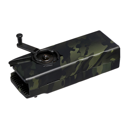 Nuprol Ultra Magazin Silent Fast Loader Speedloader f. M4 AEG / S-AEG Magazine Black MC-Camo Bild 3