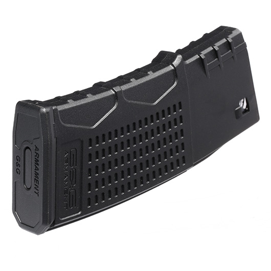G&G M4 GOM V2 Tactical Polymer-Magazin Mid-Cap 105 Schuss schwarz Bild 1