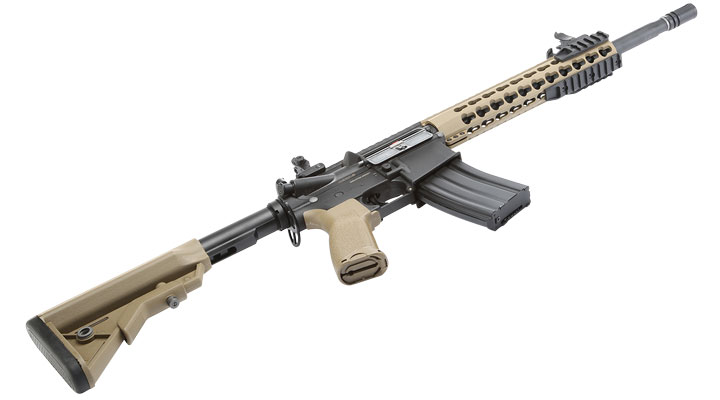 Evolution Airsoft Recon S 14.5 Carbontech S-AEG 6mm BB Black 'n' Tan Bild 5