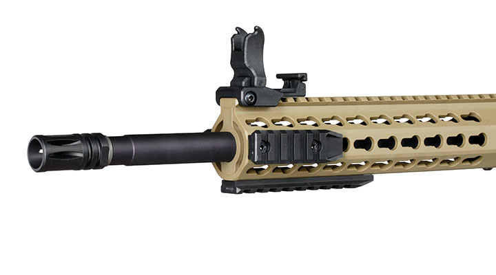 Evolution Airsoft Recon S 14.5 Carbontech S-AEG 6mm BB Black 'n' Tan Bild 7