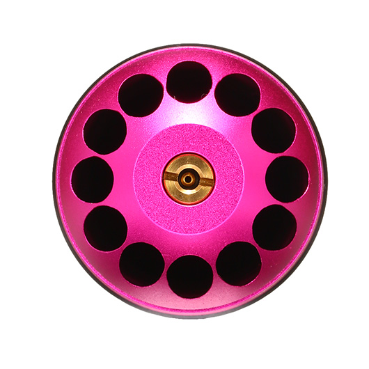 Nuprol 40mm Vollmetall Hlse / Einlegepatrone f. 96 6mm BBs purple Bild 4