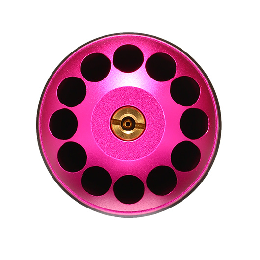 Nuprol 40mm Vollmetall Hlse / Einlegepatrone f. 72 6mm BBs purple Bild 4