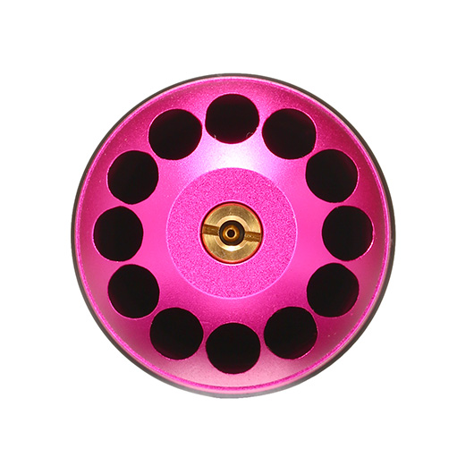 Nuprol 40mm Vollmetall Hlse / Einlegepatrone f. 120 6mm BBs purple Bild 4
