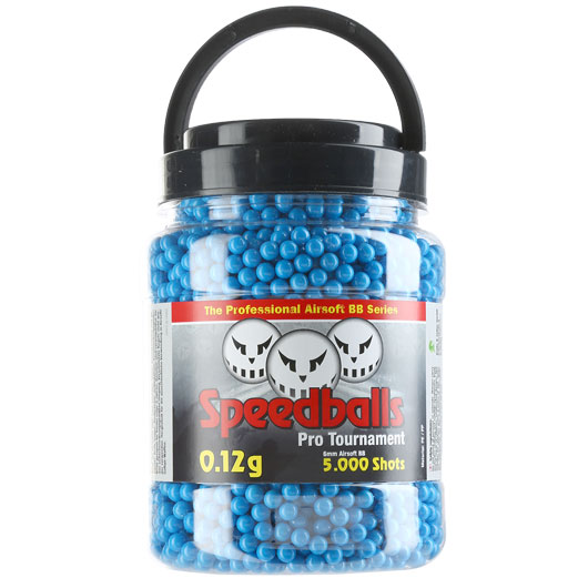 Speedballs Pro Tournament BBs 0,12g 5.000er Container Airsoftkugeln blau