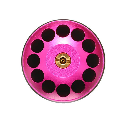 Nuprol 40mm Vollmetall Hlse / Einlegepatrone f. 168 6mm BBs purple Bild 4