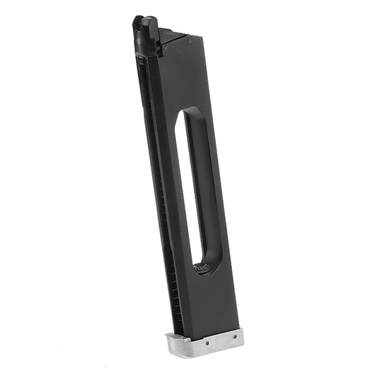 Vorsk M1911 MEU / VX-9 GBB Magazin 36 Schuss Extended chrome - CO2-Version