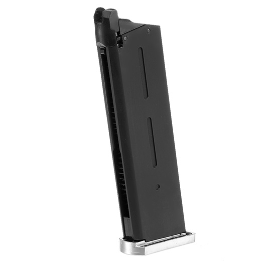 Vorsk M1911 MEU / VX-9 GBB Magazin 21 Schuss chrome Softairgas-Version