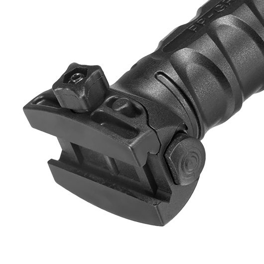 CAA BPPM Magnetic Pivot Pod Frontgriff mit Zweibein f. 20-22mm Schienen schwarz Bild 6