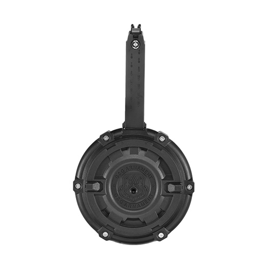 G&G SMC-9 / GTP9 GBB Single Trommelmagazin Hi-Cap 300 Schuss schwarz Bild 3