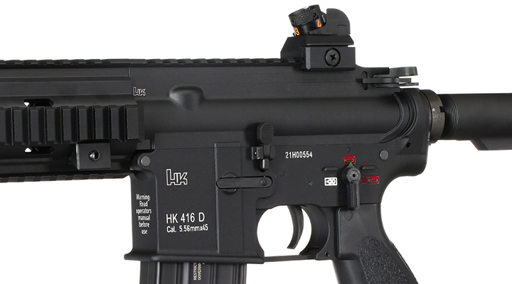 Versandrcklufer VFC Heckler & Koch HK416 D14.5RS V3 Mosfet Vollmetall S-AEG 6mm BB schwarz Bild 7