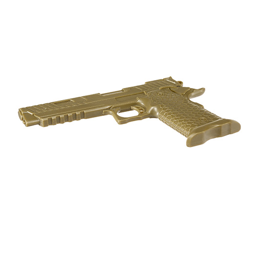 3D Plastik Patch mit Klettflche Hi-Capa 5.1 Pistole tan Bild 2