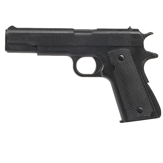 3D Plastik Patch mit Klettflche M1911 A1 Pistole schwarz