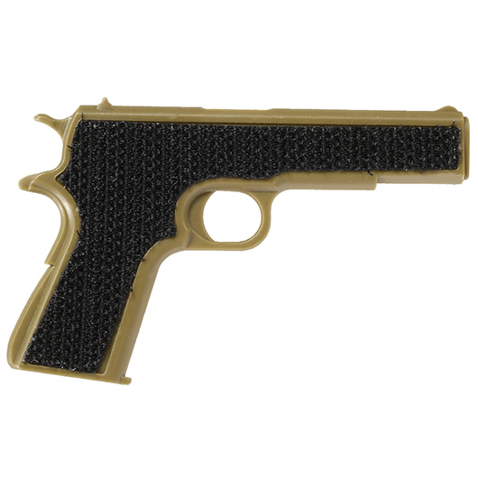 Nuprol 3D Plastik Patch M1911 A1 Pistole tan Bild 1