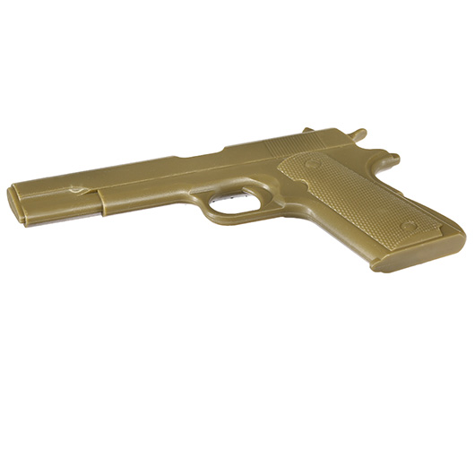 3D Plastik Patch mit Klettflche M1911 A1 Pistole tan Bild 2