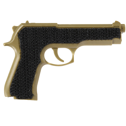 Nuprol 3D Plastik Patch M92 Pistole tan Bild 1