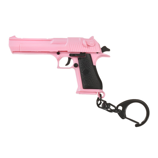 Nuprol Schlsselanhnger Israel Eagle Pistole 1:4 Miniaturmodell pink/schwarz Bild 1