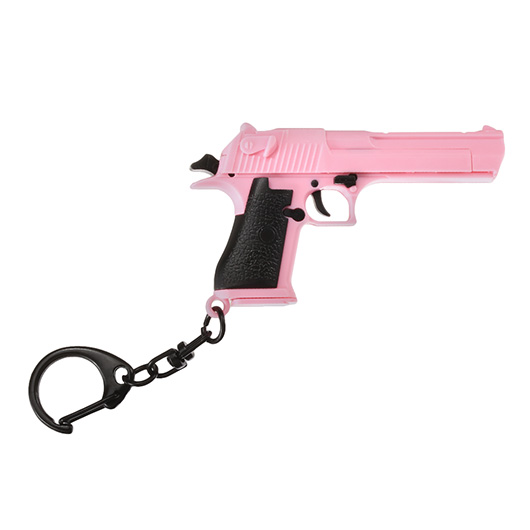 Nuprol Schlsselanhnger Israel Eagle Pistole 1:4 Miniaturmodell pink/schwarz Bild 3