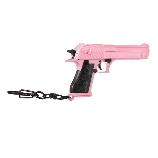 Nuprol Schlsselanhnger Israel Eagle Pistole 1:4 Miniaturmodell pink/schwarz Bild 4