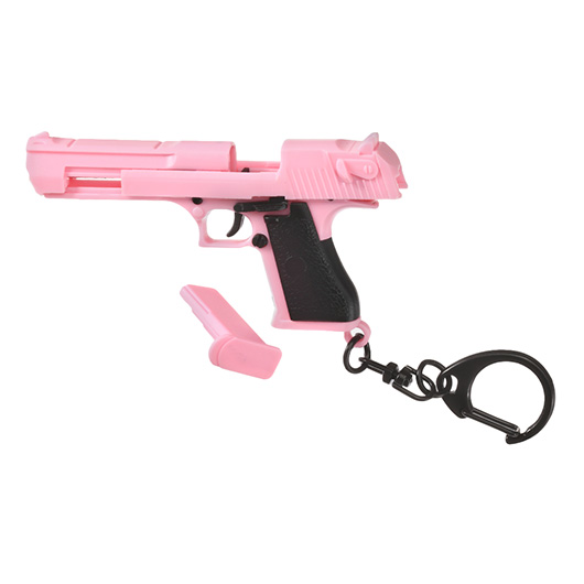 Nuprol Schlsselanhnger Israel Eagle Pistole 1:4 Miniaturmodell pink/schwarz Bild 5