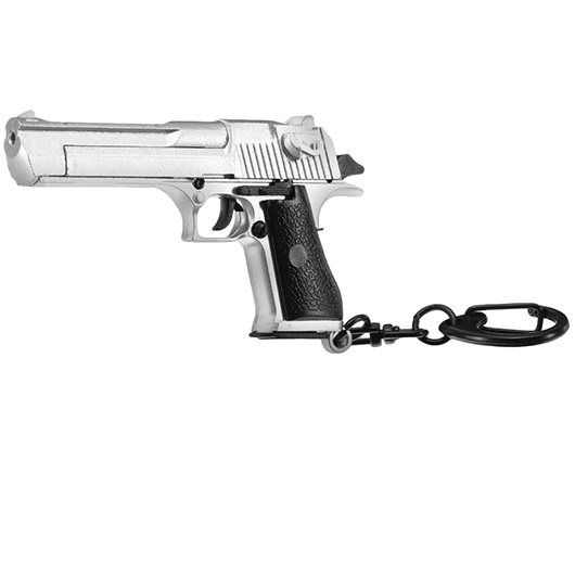 Nuprol Schlsselanhnger Israel Eagle Pistole 1:4 Miniaturmodell silber/schwarz