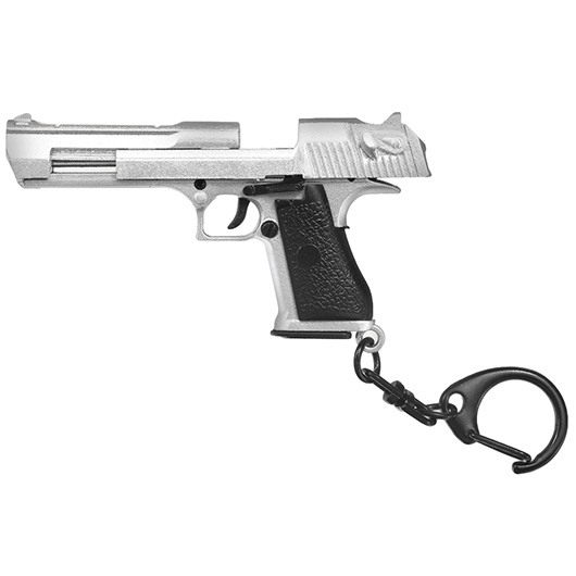 Nuprol Schlsselanhnger Israel Eagle Pistole 1:4 Miniaturmodell silber/schwarz Bild 2
