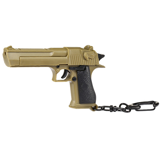 Nuprol Schlsselanhnger Israel Eagle Pistole 1:4 Miniaturmodell tan/schwarz