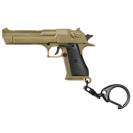 Nuprol Schlsselanhnger Israel Eagle Pistole 1:4 Miniaturmodell tan/schwarz Bild 1