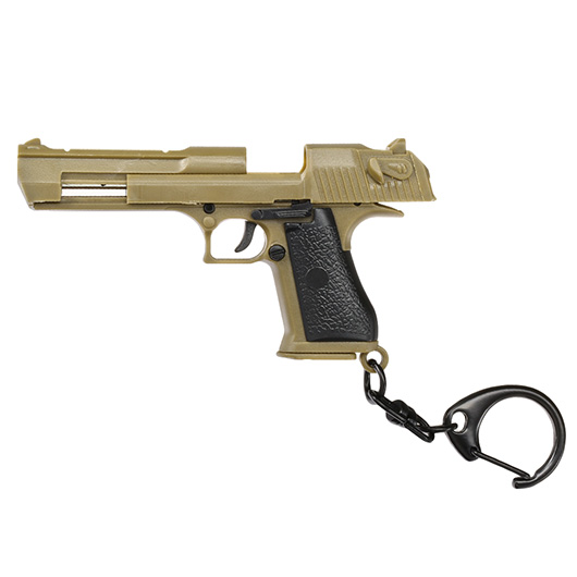 Nuprol Schlsselanhnger Israel Eagle Pistole 1:4 Miniaturmodell tan/schwarz Bild 2