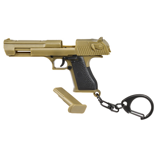 Nuprol Schlsselanhnger Israel Eagle Pistole 1:4 Miniaturmodell tan/schwarz Bild 5