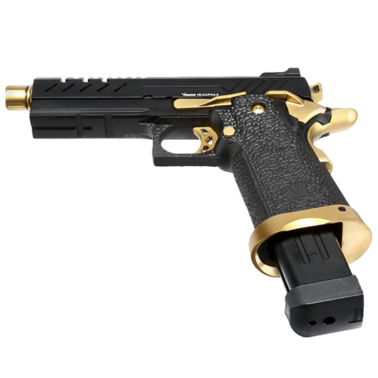 Vorsk Airsoft Hi-Capa 4.3 Vollmetall GBB 6mm BB Gold Match Bild 5