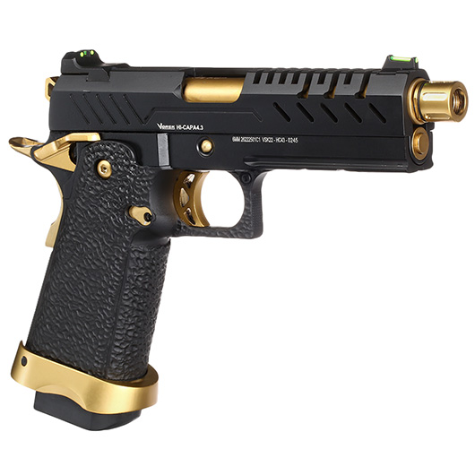 Vorsk Airsoft Hi-Capa 4.3 Vollmetall GBB 6mm BB Gold Match Bild 7