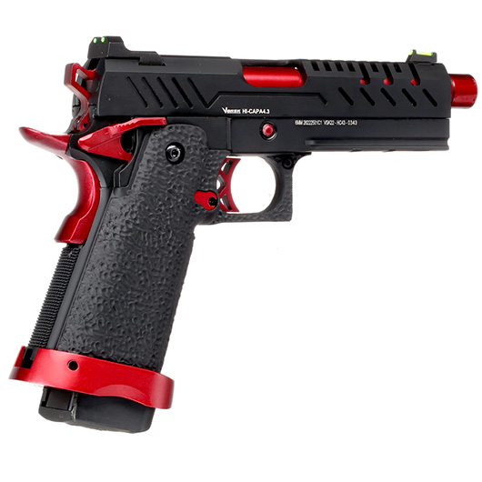 Vorsk Airsoft Hi-Capa 4.3 Vollmetall GBB 6mm BB Red Match Bild 4