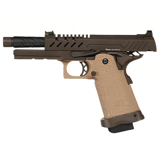 Vorsk Airsoft Hi-Capa 4.3 Vollmetall GBB 6mm BB Tan / Bronze Bild 2