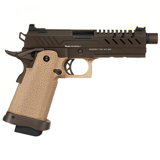 Vorsk Airsoft Hi-Capa 4.3 Vollmetall GBB 6mm BB Tan / Bronze Bild 3