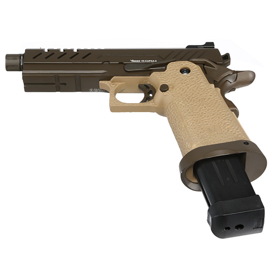 Vorsk Airsoft Hi-Capa 4.3 Vollmetall GBB 6mm BB Tan / Bronze Bild 5