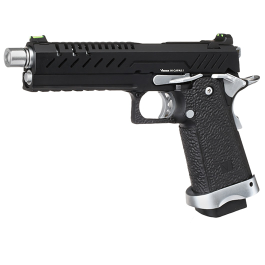 Vorsk Airsoft Hi-Capa 5.1 Vollmetall GBB 6mm BB Chrome Match