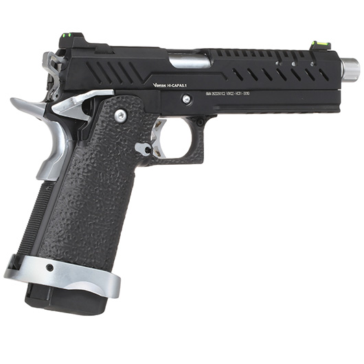 Vorsk Airsoft Hi-Capa 5.1 Vollmetall GBB 6mm BB Chrome Match Bild 4