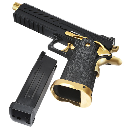 Vorsk Airsoft Hi-Capa 5.1 Vollmetall GBB 6mm BB Gold Match Bild 6