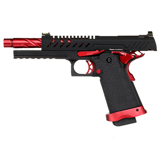 Versandrcklufer Vorsk Airsoft Hi-Capa 5.1 Vollmetall GBB 6mm BB Red Match Bild 2