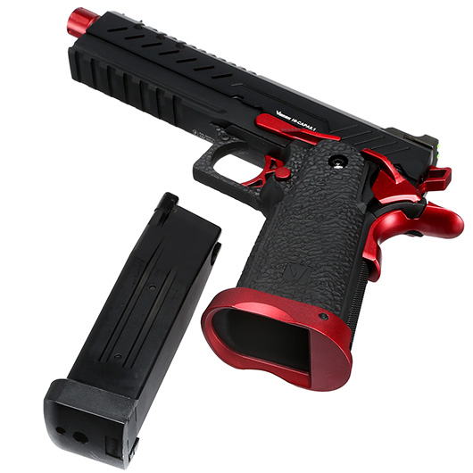 Vorsk Airsoft Hi-Capa 5.1 Vollmetall GBB 6mm BB Red Match Bild 6