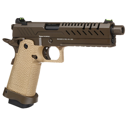 Vorsk Airsoft Hi-Capa 5.1 Vollmetall GBB 6mm BB Tan / Bronze Bild 7