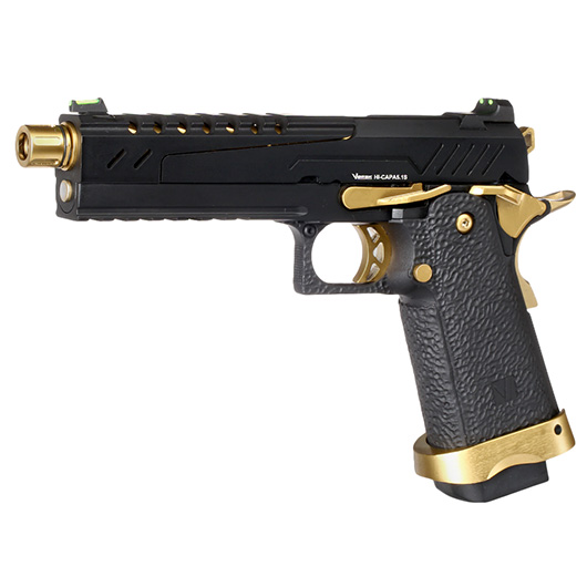 Vorsk Airsoft Hi-Capa 5.1 Split-Slide Vollmetall GBB 6mm BB Gold Match