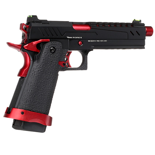 Vorsk Airsoft Hi-Capa 5.1 Split-Slide Vollmetall GBB 6mm BB Red Match Bild 4